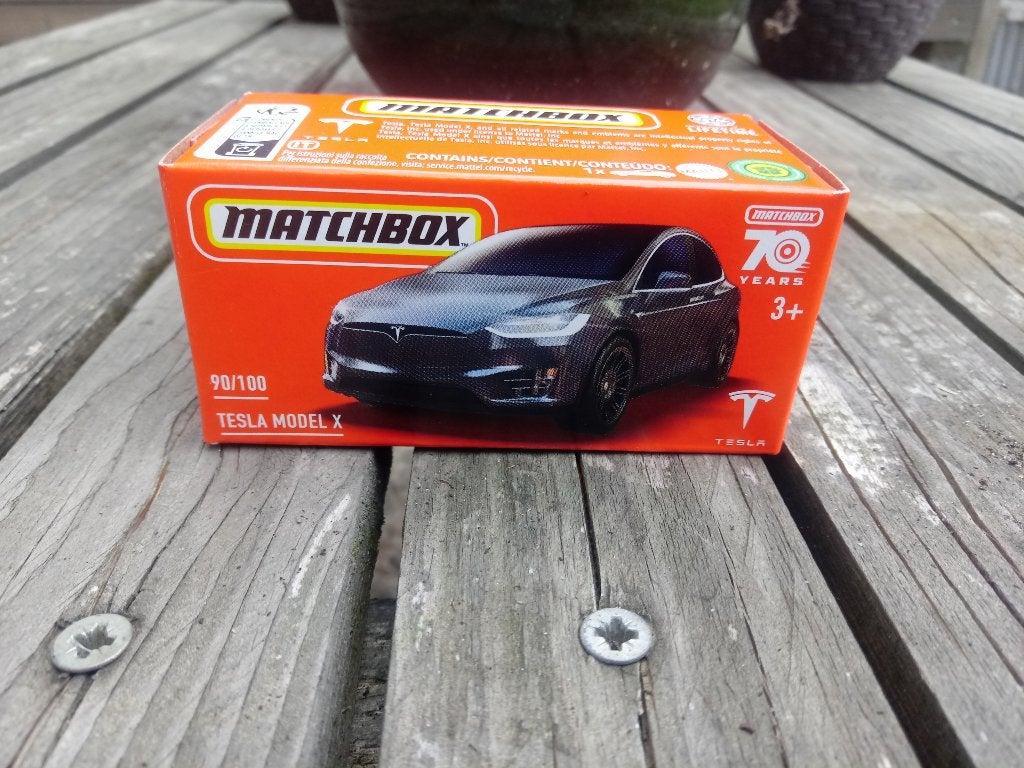 Tesla Model X Matchbox, Hobby en Vrije tijd, Modelauto's | Overige schalen, Ophalen, Nieuw, Auto