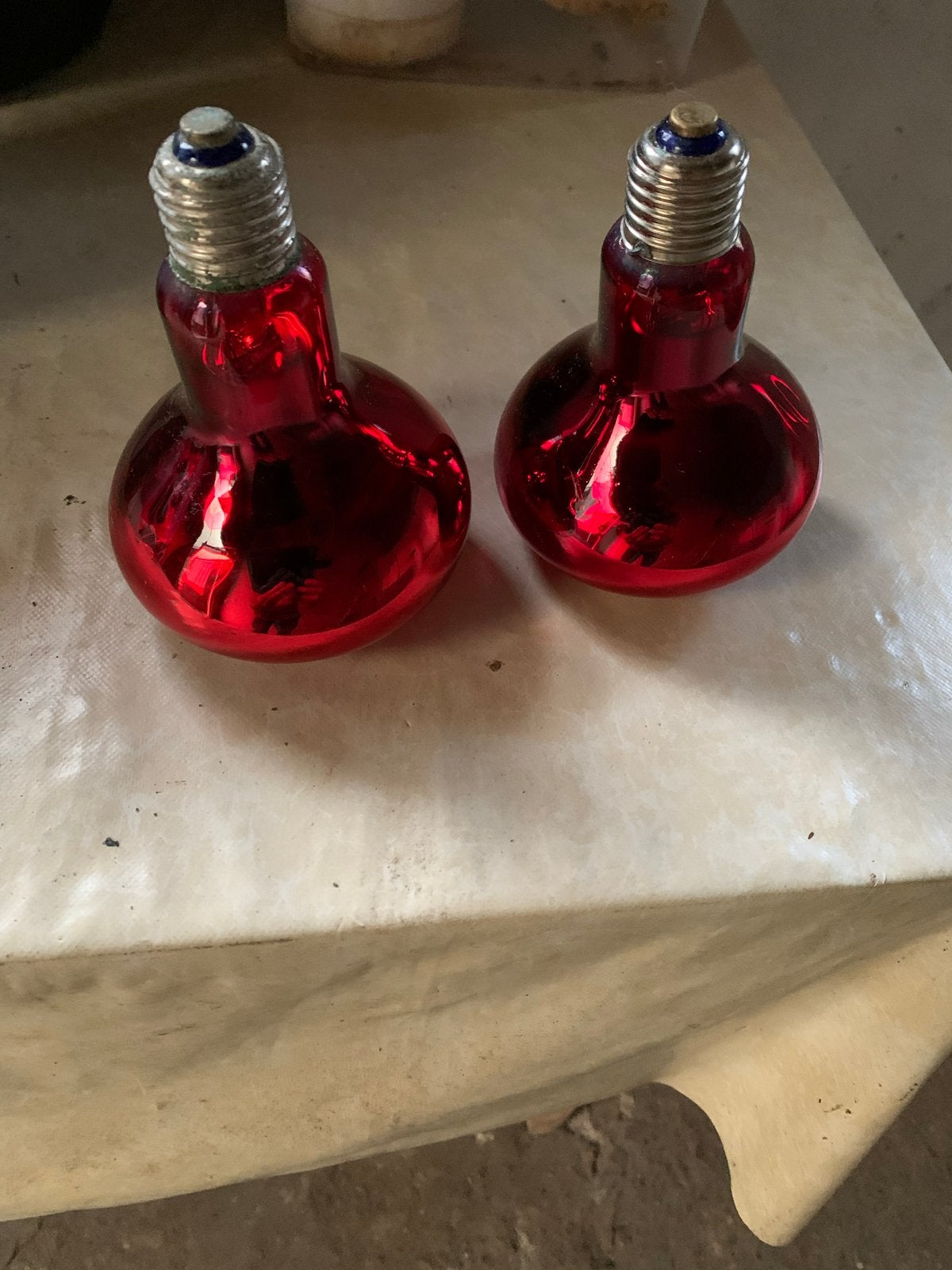 Infrarood warmtelampen (3 stuks), Ophalen, Gebruikt, Rood, E27 (groot)