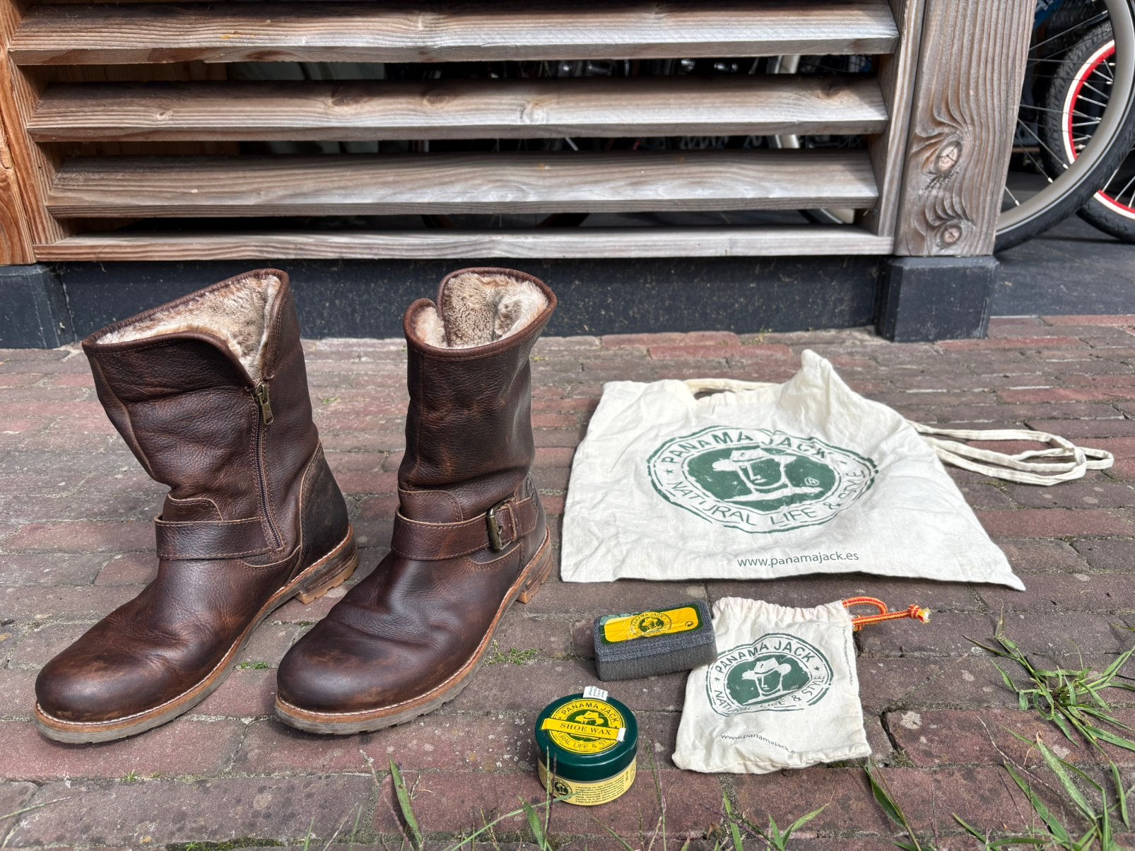 Panama Jack laarzen, Kleding | Dames, Schoenen, Bruin, Overige typen, Ophalen of Verzenden, Gedragen