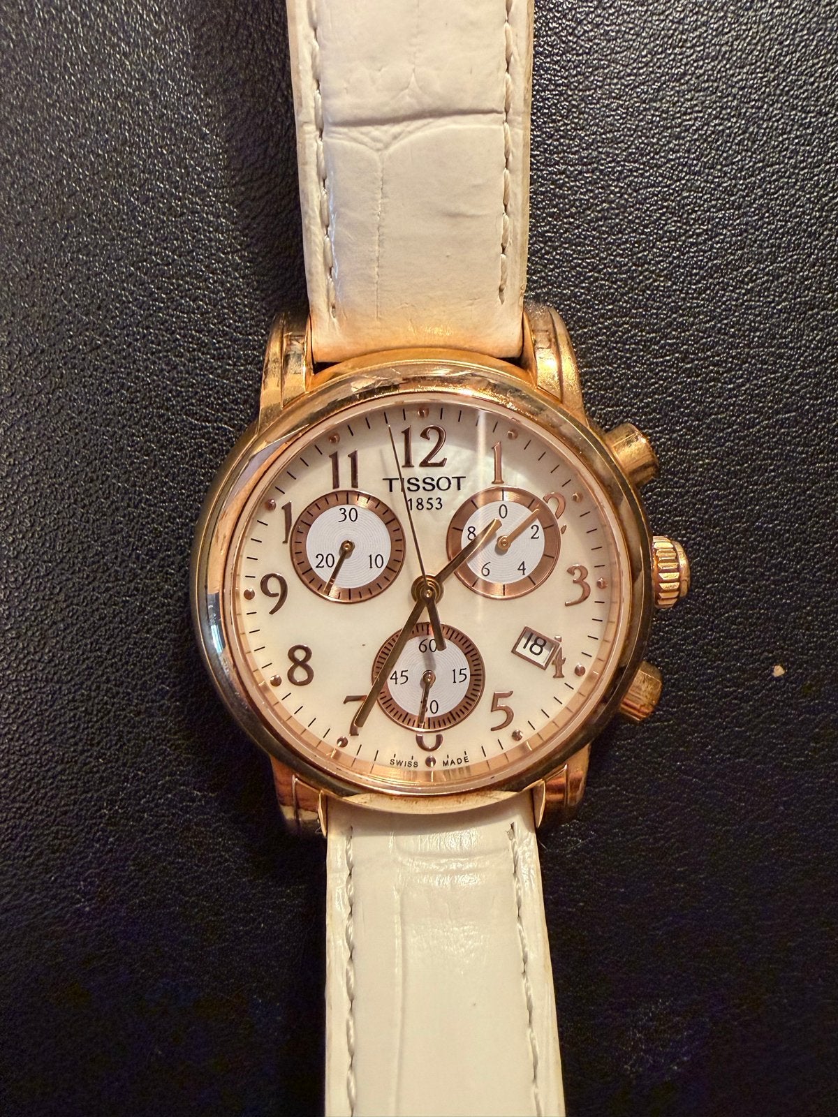 Tissot Dameshorloge: Dressport Couturier T035.617, Overige merken, Staal, Polshorloge, Ophalen of Verzenden