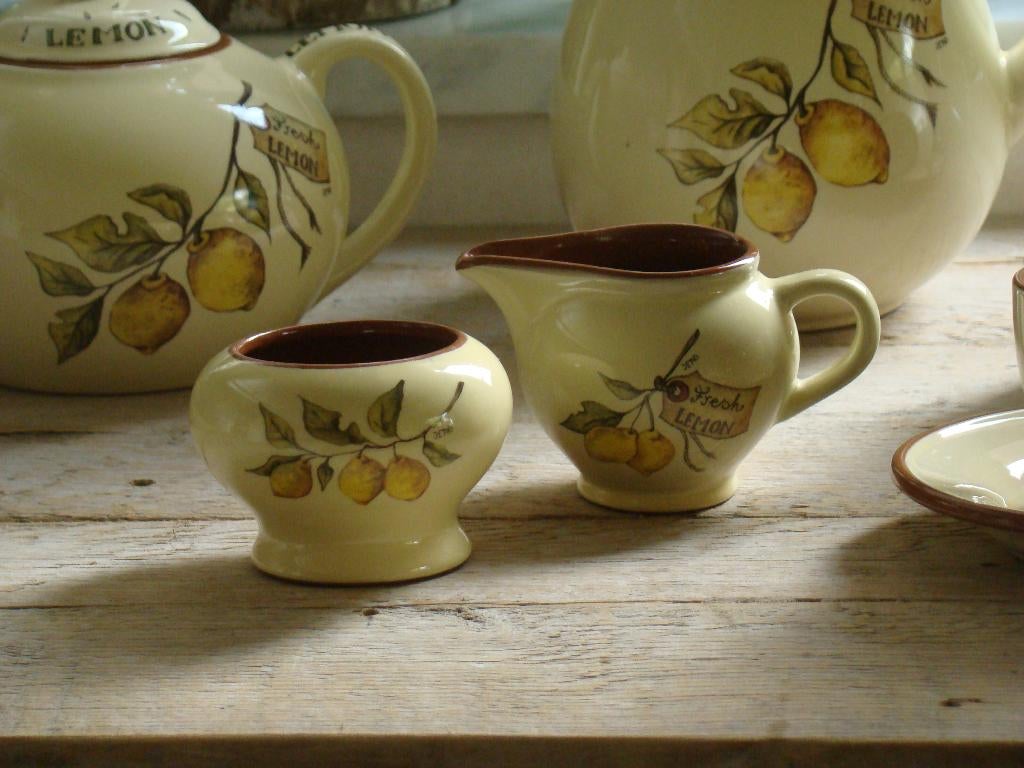 Servies, Jet (by Ter Steege), FRESH LEMON, zo goed als nieuw, Huis en Inrichting, Keuken | Servies, Overige typen, Ophalen of Verzenden