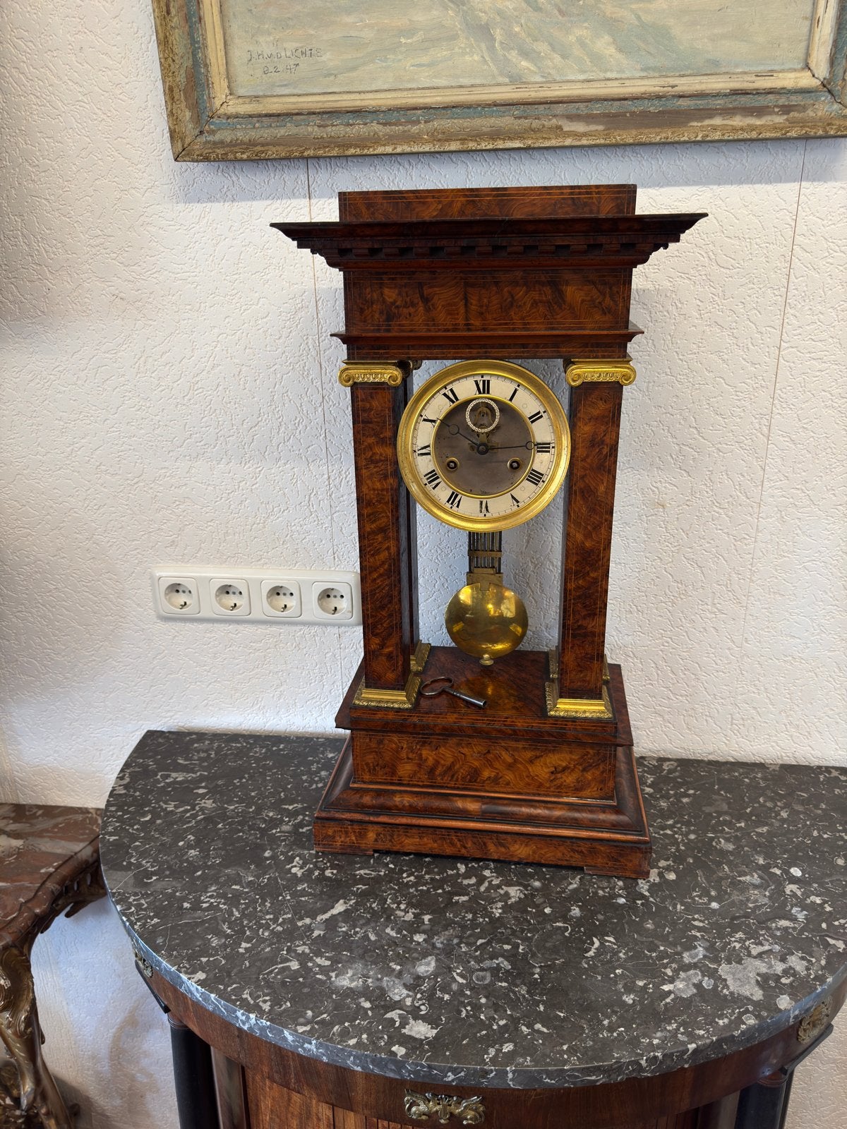 Grote Franse Pendule Regulateur, Antiek en Kunst, Ophalen