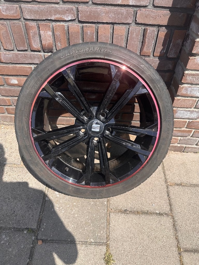 Seat zwarte velgen 18 inch, Ophalen, Gebruikt, Seat