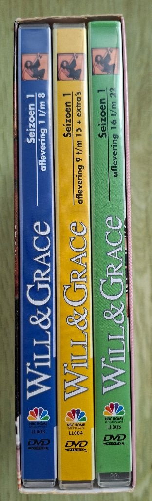 Will & Grace seizoen 1, Engels, Seizoen 1, Alle leeftijden, Nederlands