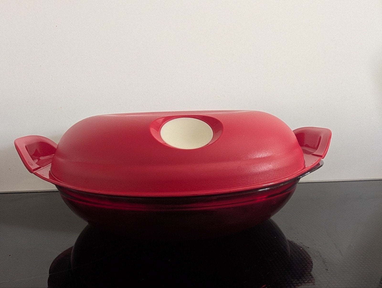 Tupperware micropop schaal, magnetron schaal, Schaal, Ophalen of Verzenden, Zo goed als nieuw, Magnetronbestendig