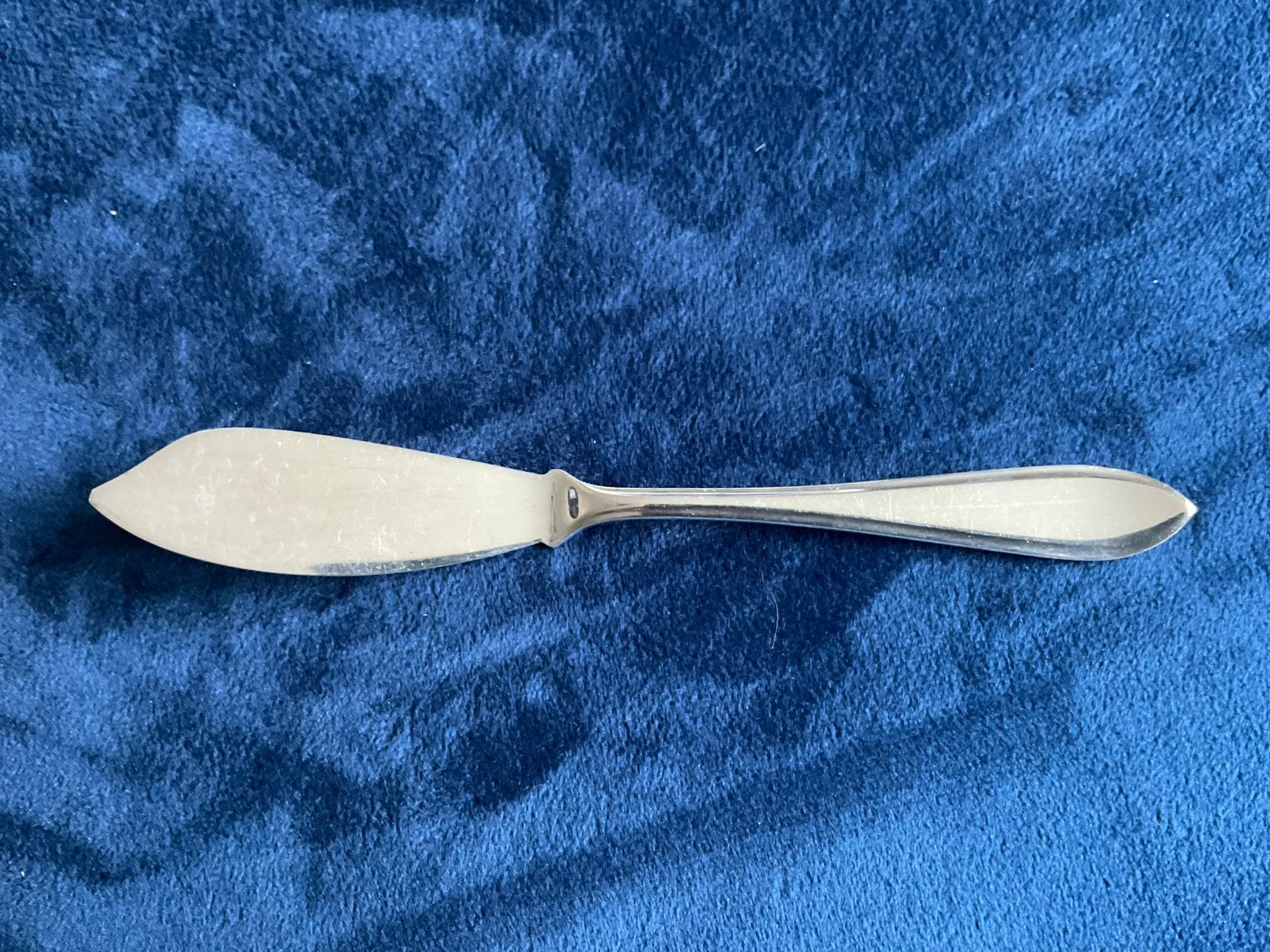 Een zilveren Haags botermes., Verzenden, Zilver