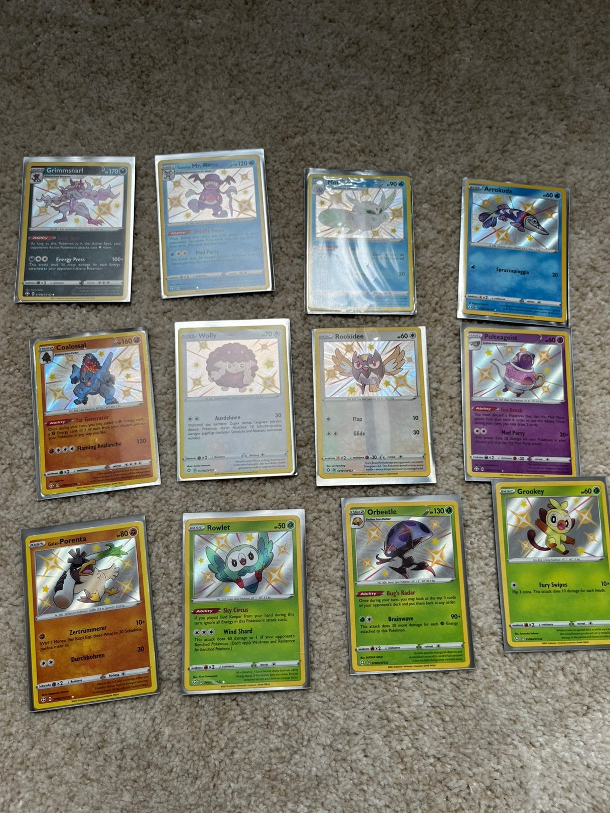 Pokémon Shiny Vault / Baby Shiny kaarten – Shining Fates, Ophalen of Verzenden, Zo goed als nieuw, Meerdere kaarten