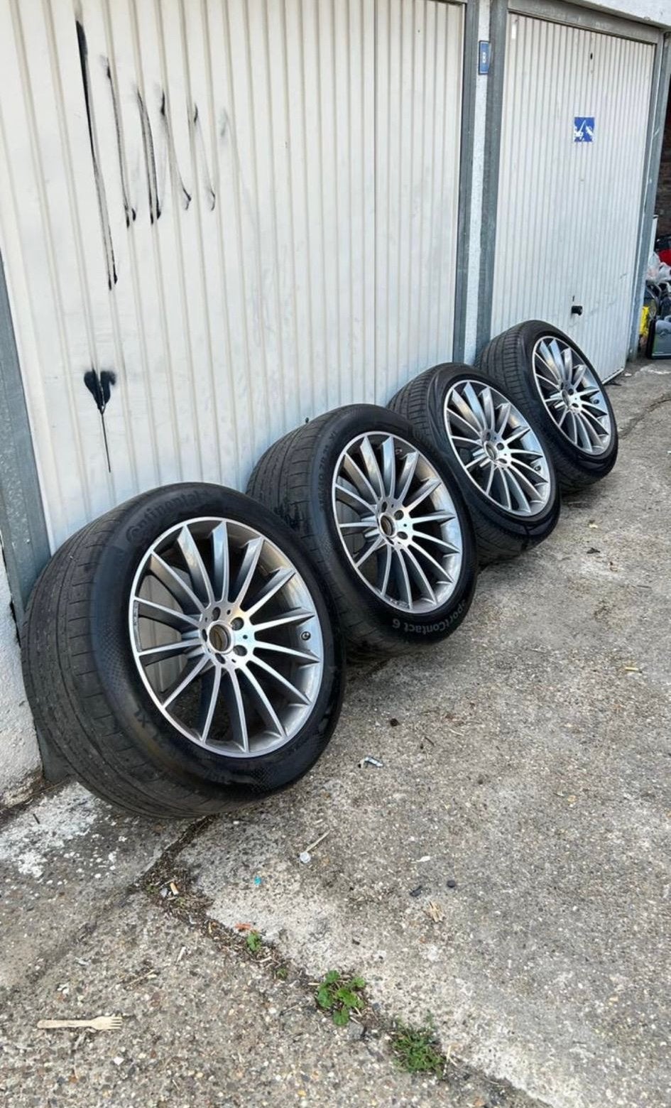 21” Originele Mercedes Benz GLE AMG Multispaak W167 V167, Ophalen, 21 inch, Zomerbanden, Banden en Velgen