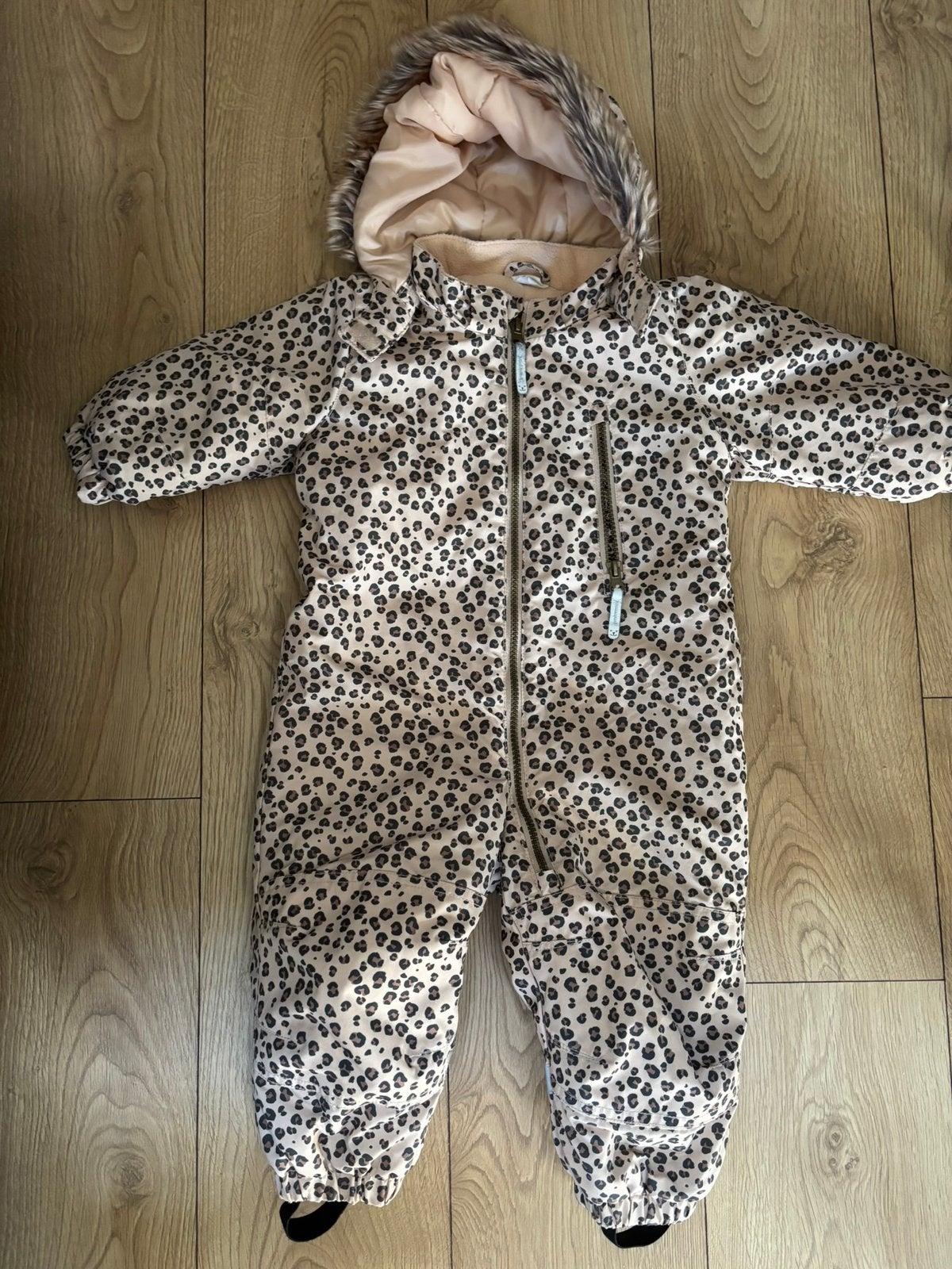 Skipak/ buitenspeelpak / onesie panter H&M maat 80, Meisje, H&M, Ophalen of Verzenden, Zo goed als nieuw