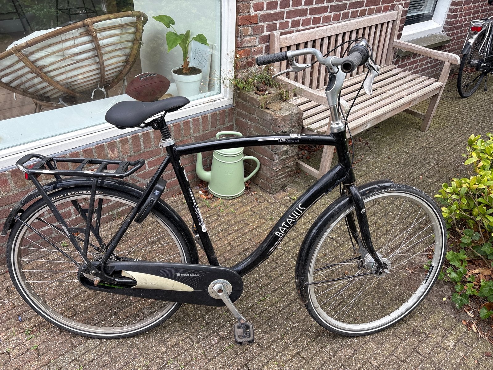 Batavus Lento Deluxe opknapfiets met slag in achterwiel, Fietsen en Brommers, Fietsen | Dames | Damesfietsen, Ophalen of Verzenden