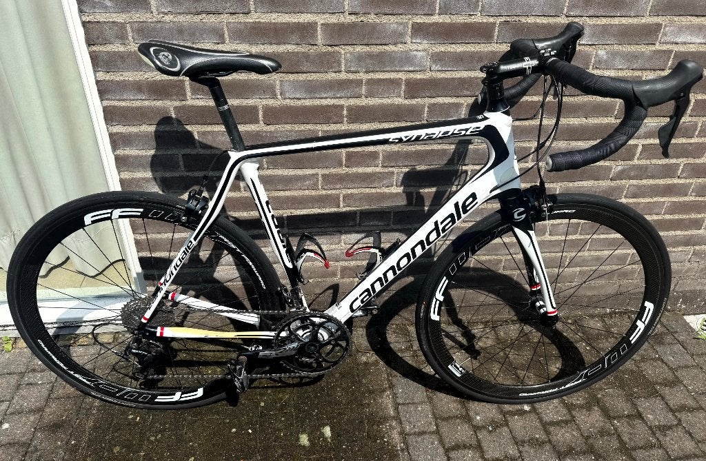 Cannondale Synapse Carbon 5 (2015) — Maat 58, 28 inch, Gebruikt, Carbon, Velgrem