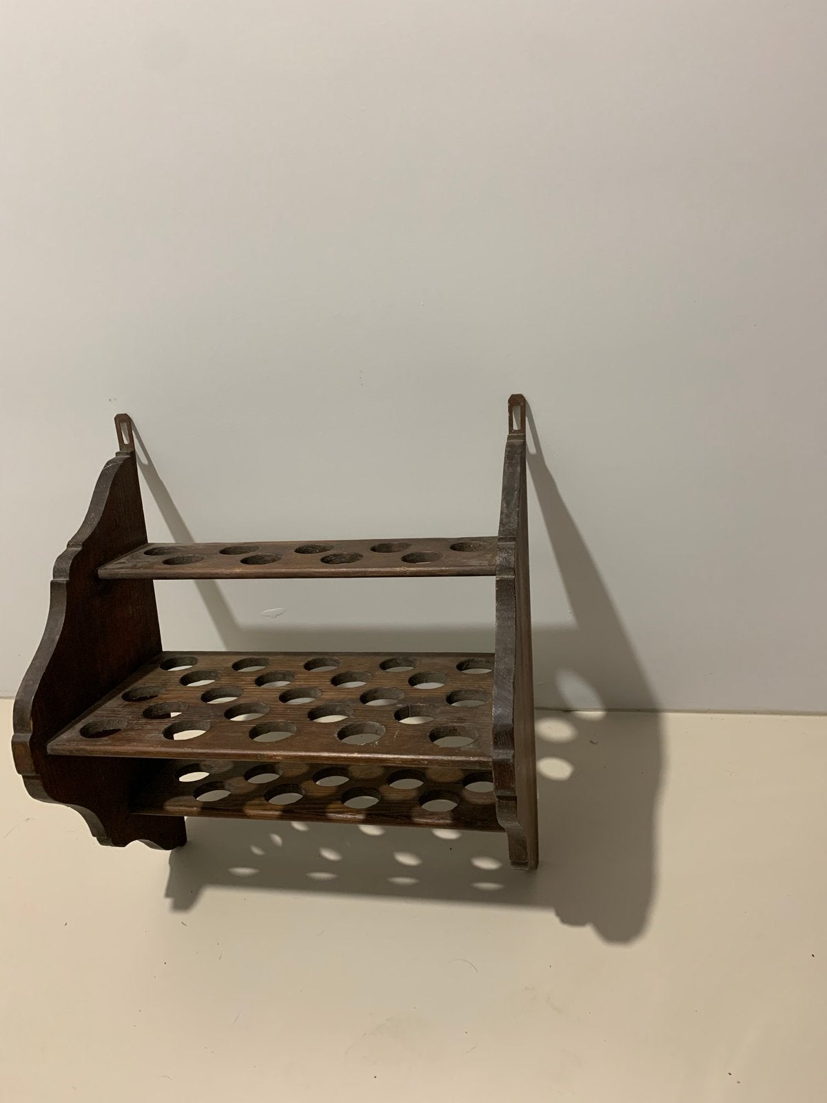 Vintage houten eierrekje/displayrekje, Ophalen of Verzenden
