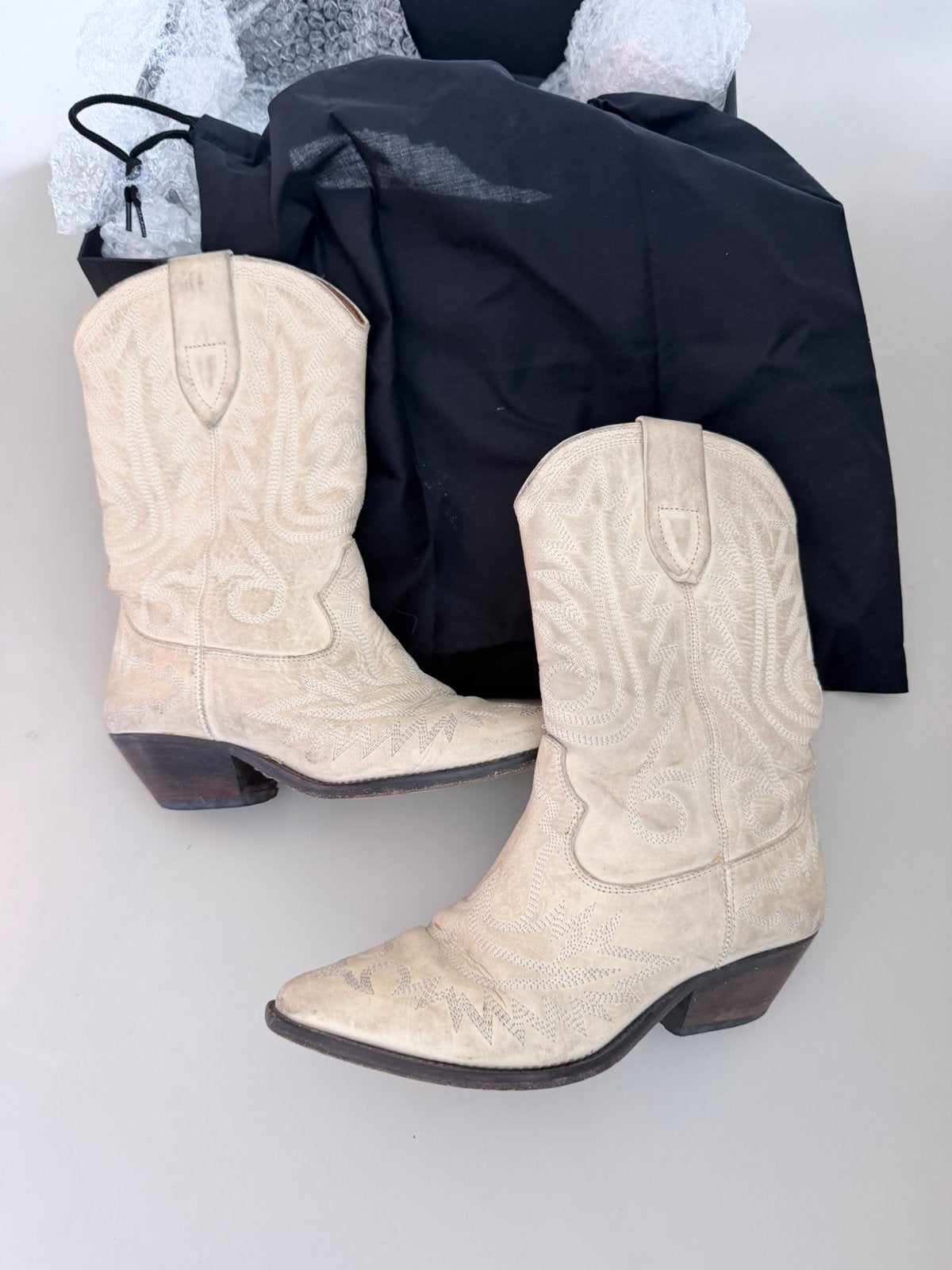 Isabel Marant laarzen 37/38, Ophalen of Verzenden, Zo goed als nieuw, Beige, Hoge laarzen