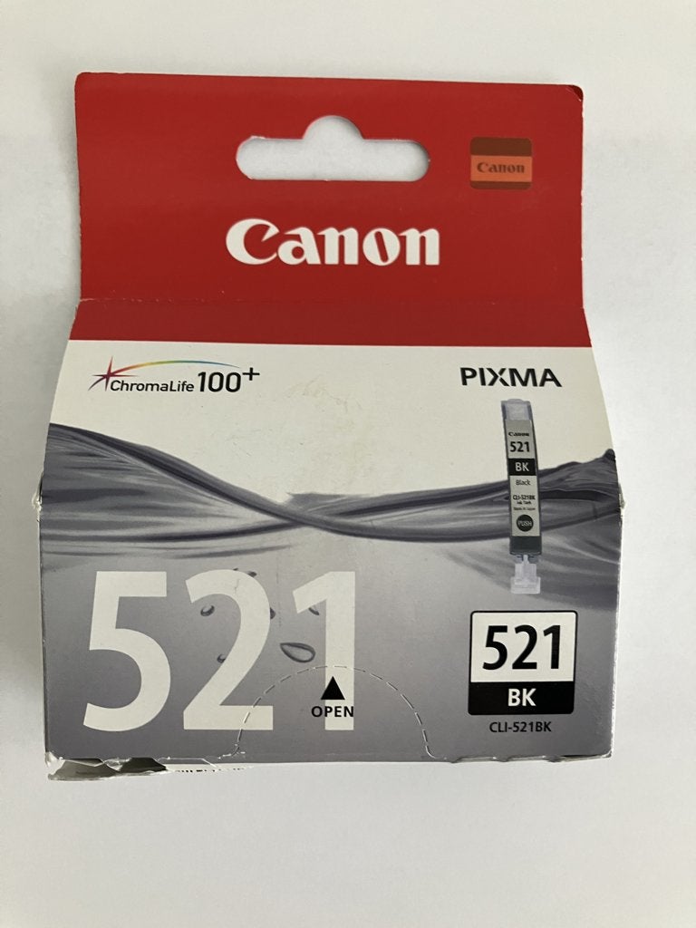 Originele inktcartridge Canon Pixma 521 BK zwart (ongeopend), Ophalen, Nieuw, Cartridge, Canon
