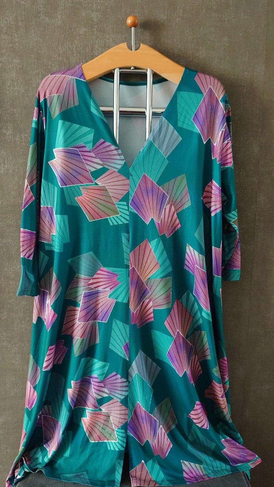 tuniek met patroon Bam Mode, Kleding | Dames, Blouse of Tuniek, Ophalen of Verzenden, Groen, Nieuw