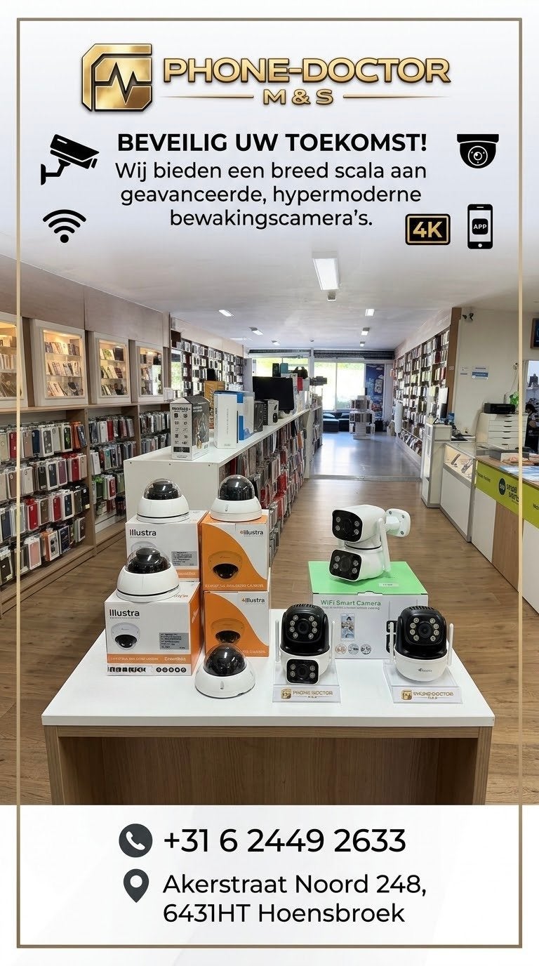 BEVEILIG UW WONING EN ZAAK!, Ophalen of Verzenden, Zo goed als nieuw, 6431ht, Phone Doctor M&S