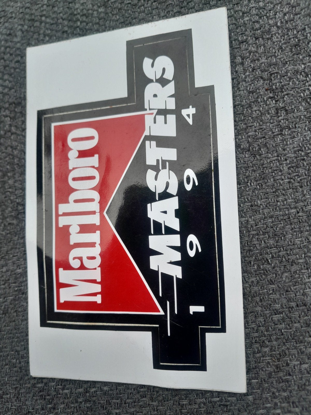 Marlboro Masters 1994 Sticker - Zeldzaam verzamelobject, Ophalen of Verzenden, Gebruikt, Auto of Motor