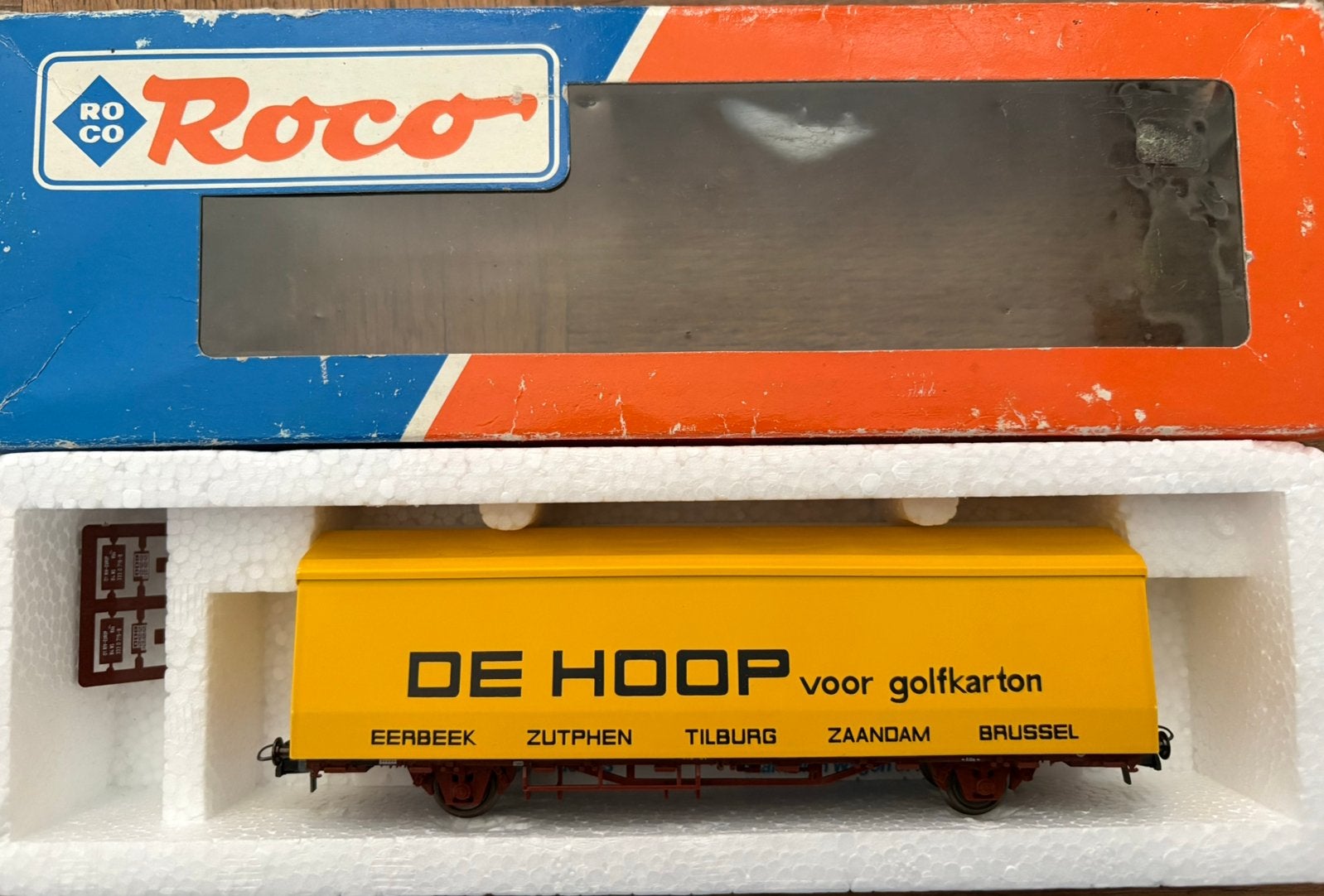 Roco NS 46311 rongen wagen met huif De Hoop, Gelijkstroom, Verzenden, Wagon, Roco