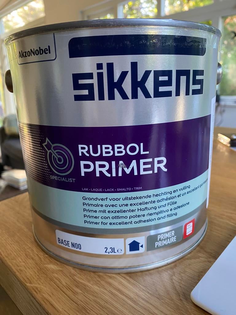 Sikkens Primer Zweeds Rood 2.5 liter, Ophalen of Verzenden, Zo goed als nieuw, Rood