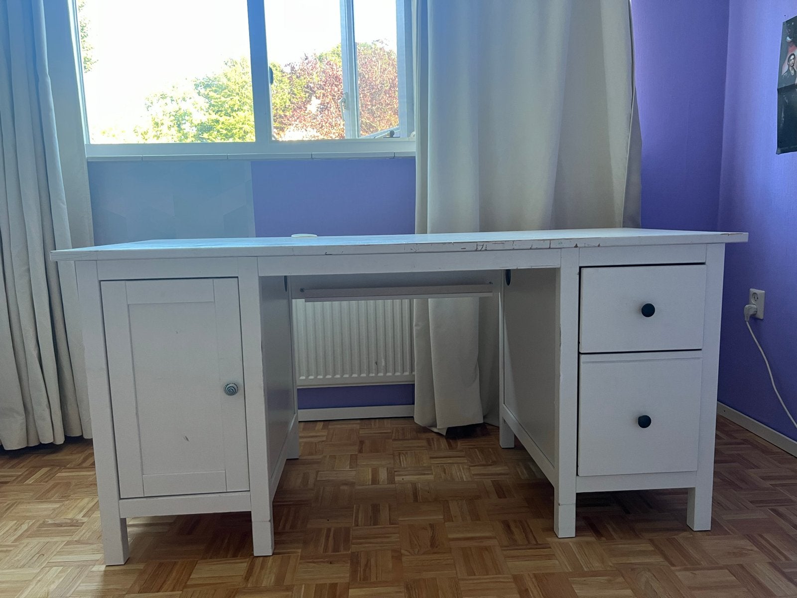 IKEA Hemnes Bureau met bovenstuk., Ophalen, Overige typen, Gebruikt, IKEA