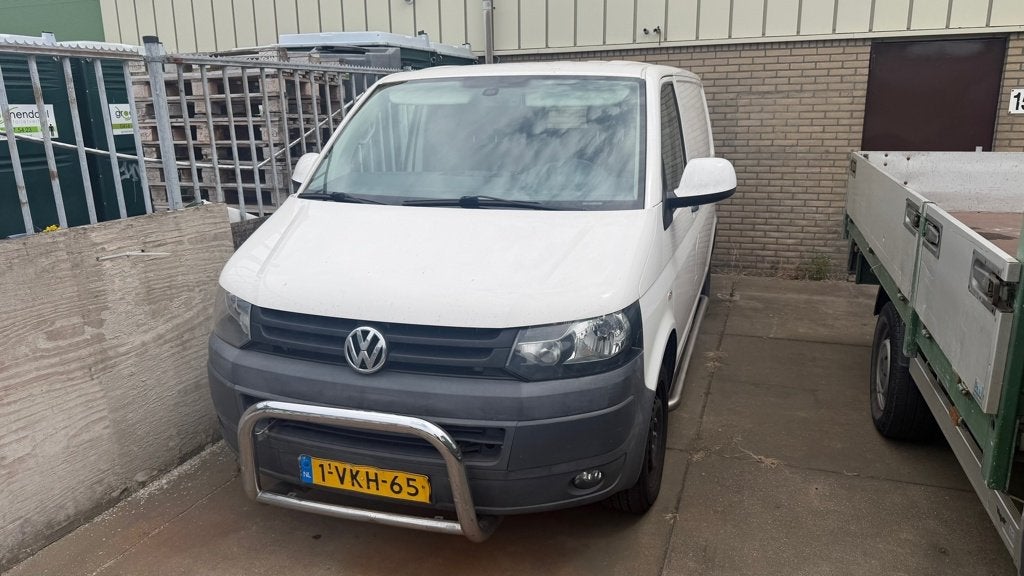 Volkswagen Transporter 2.0 TDI L1H1 DC Comfortline, Auto's, Euro 5, Gebruikt, Zwart, 4 cilinders