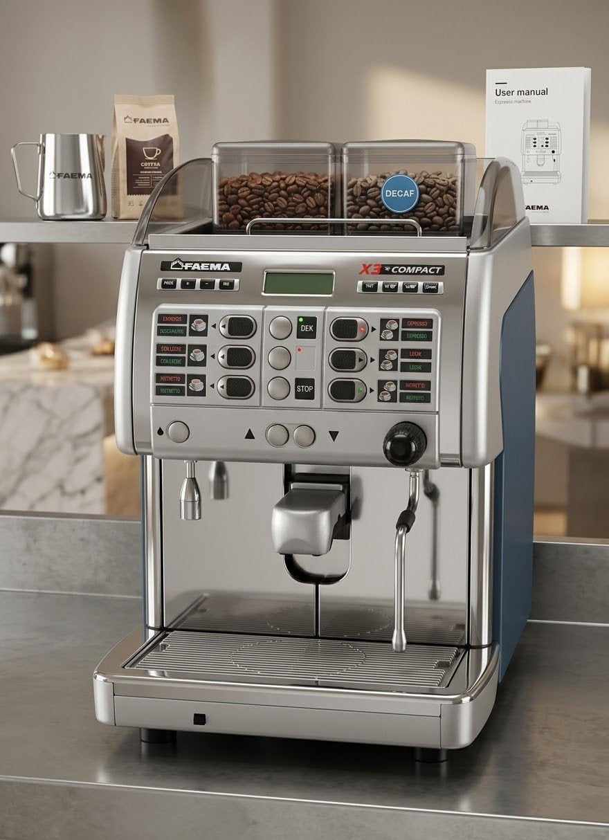 Italiaanse Kwaliteit Faema X3 Compact | Perfect voor Horeca,, Witgoed en Apparatuur, Ophalen of Verzenden, Zo goed als nieuw
