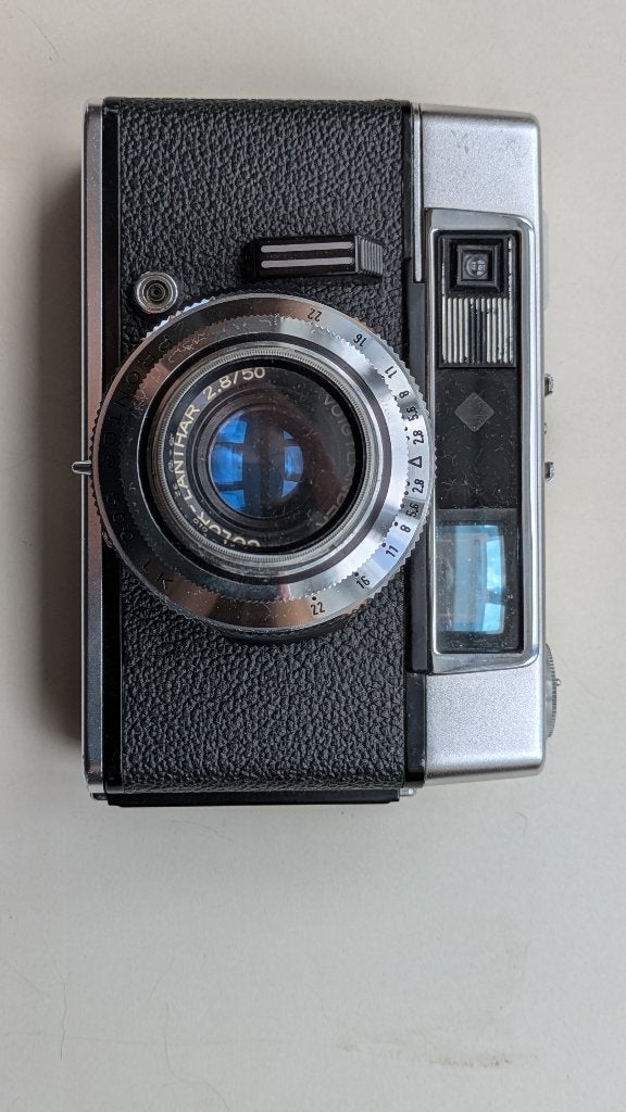 Voigtländer Vito CSR camera met draagtas en handleiding, Verzenden, Gebruikt, Compact, Overige Merken