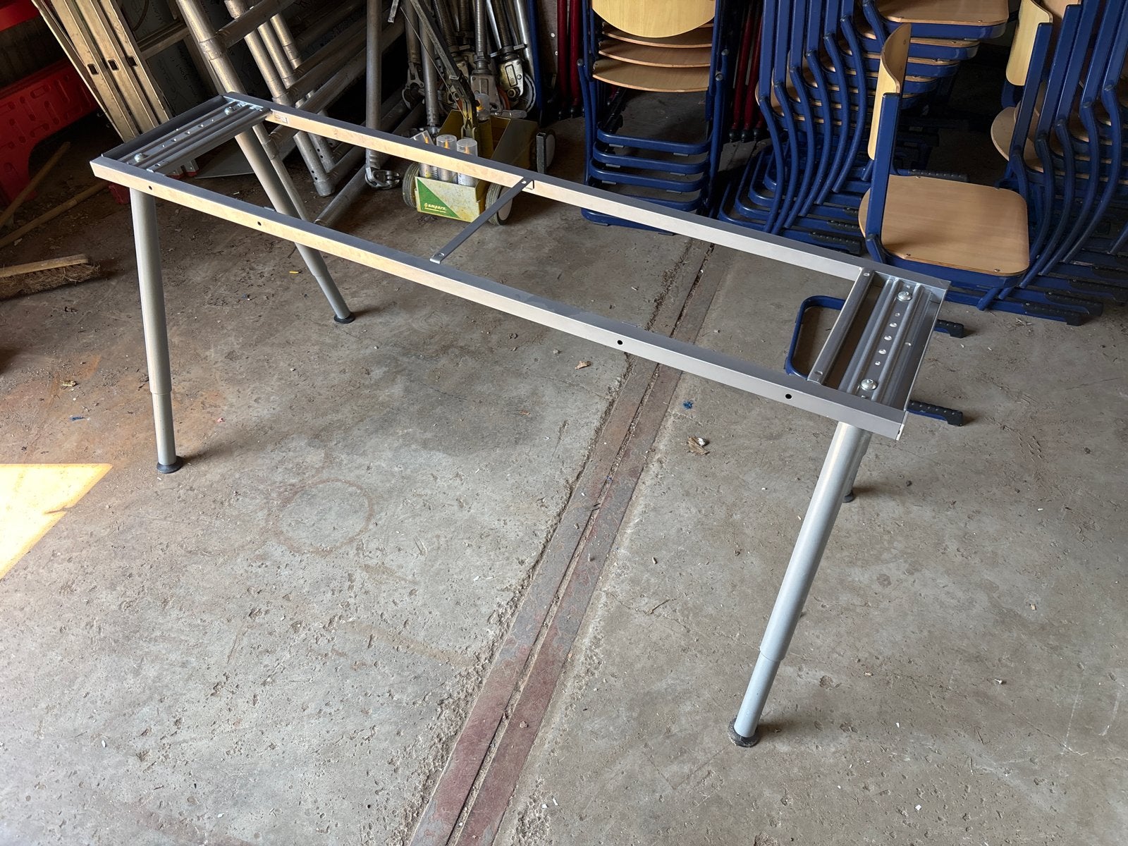 Ikea Galant onderstel (2 stuks), Ophalen, Gebruikt, Metaal, Tafelpoot