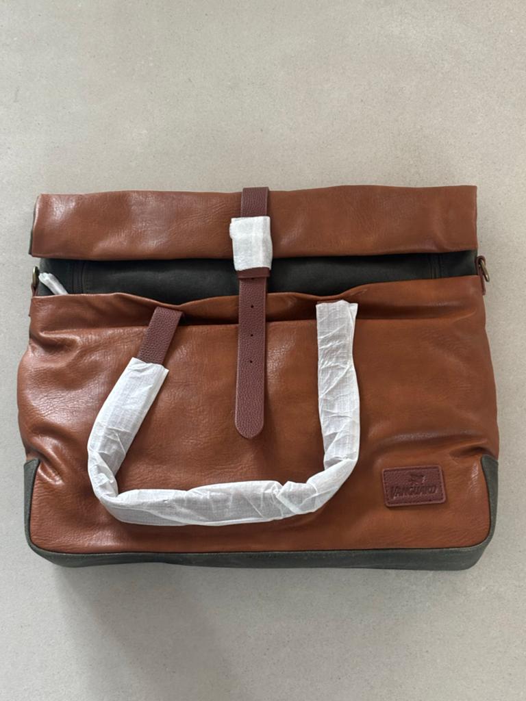 Vanguard Leren laptop rolltop Rugzak/Schoudertas - Nieuw, Overige merken, 40 cm of meer, Nieuw, Ophalen of Verzenden