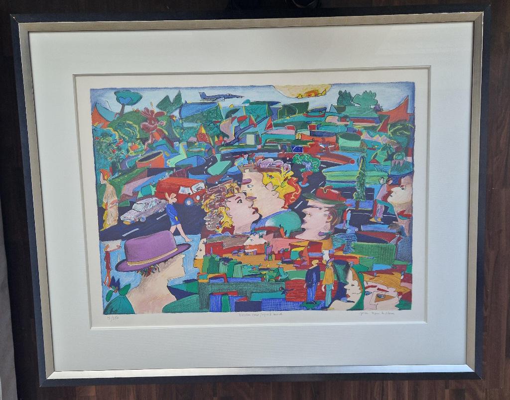 Zeefdruk Pim van Halem teab, Antiek en Kunst, Kunst | Litho's en Zeefdrukken, Ophalen