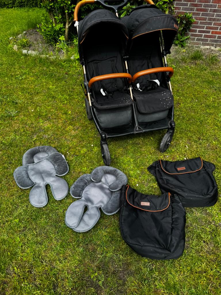 Dubbele Kinderwagen Chipolino – Zeer handige duo buggy, Ophalen, Zo goed als nieuw, Overige merken