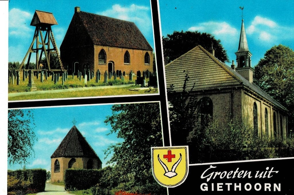 Giethoorn, Ophalen of Verzenden, 1940 tot 1960, Ongelopen, Overijssel