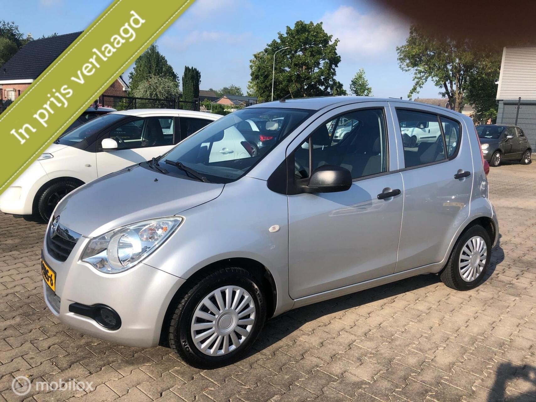 Opel Agila 1.0 5DRS HOOGZIT NED AUTO 57.539 KM N.A.P, Auto's, Euro 5, Stof, Gebruikt, Origineel Nederlands