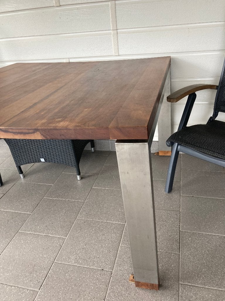 eettafel, Huis en Inrichting, Gebruikt, Vierkant, Vijf personen of meer, Kersenhout