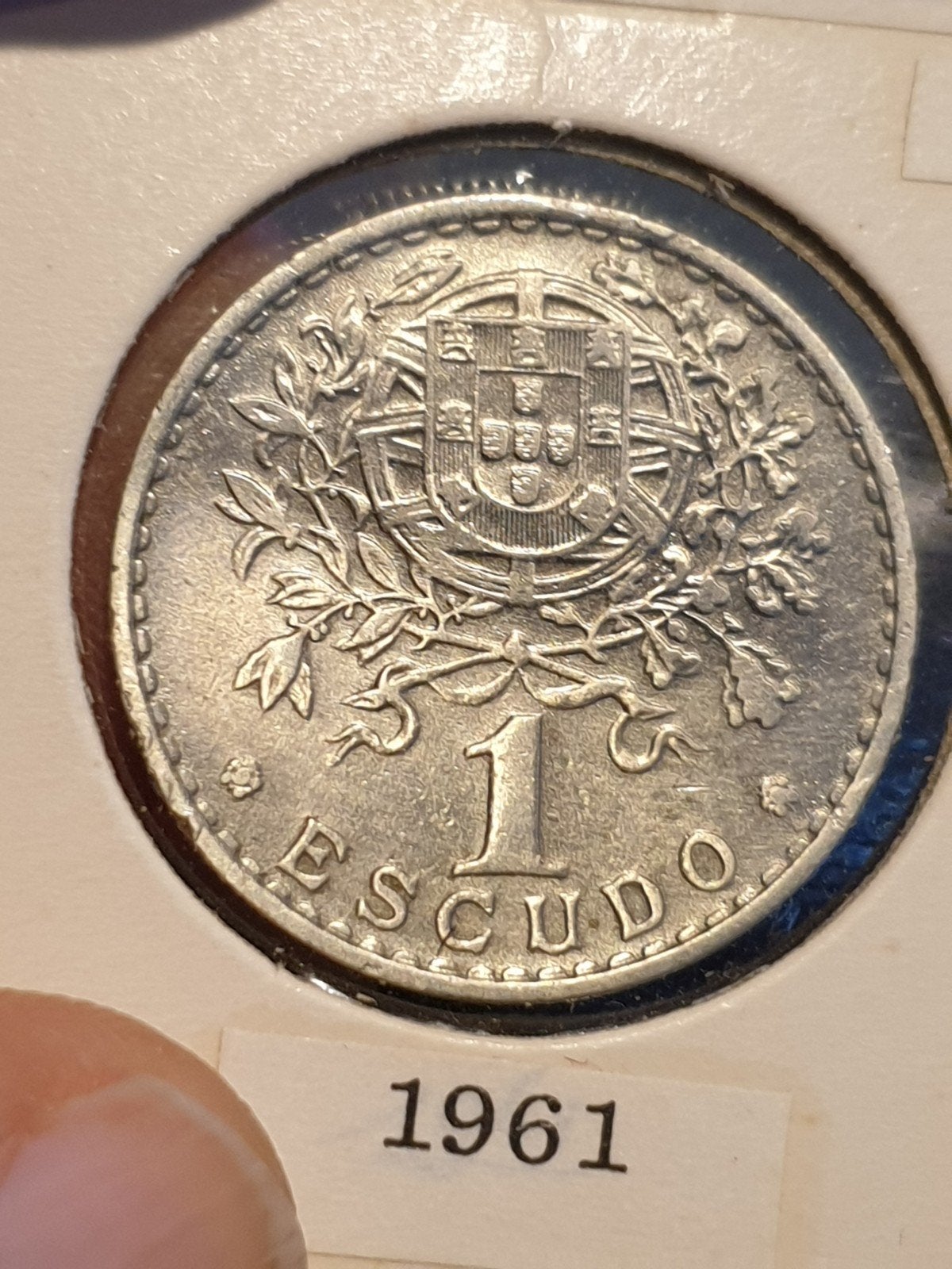 Portugal 1 escudo 1961 (17), Ophalen of Verzenden, Overige landen