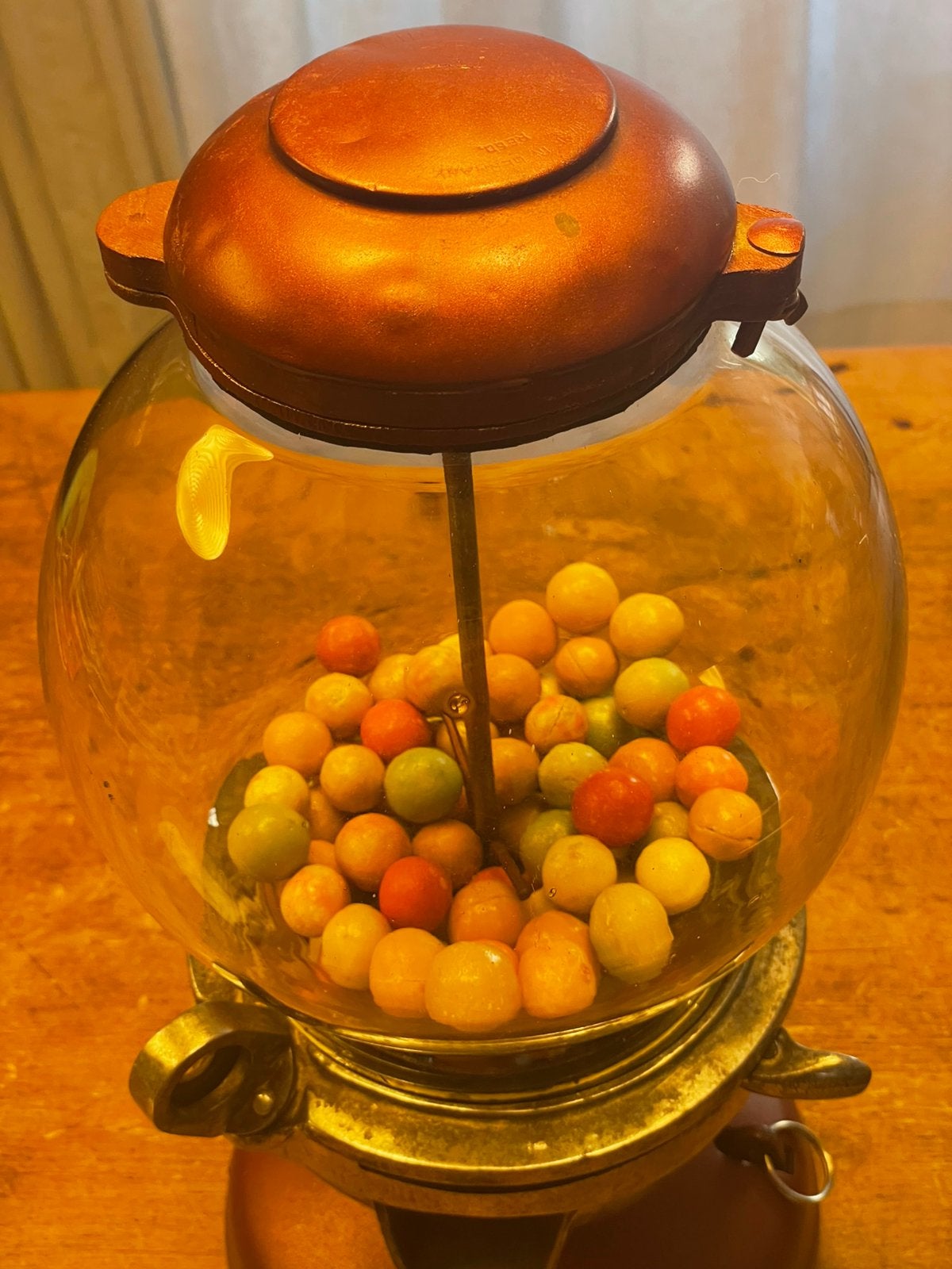 Vintage kauwgumballen automaat., Verzamelen, Ophalen, Gebruikt, X, X