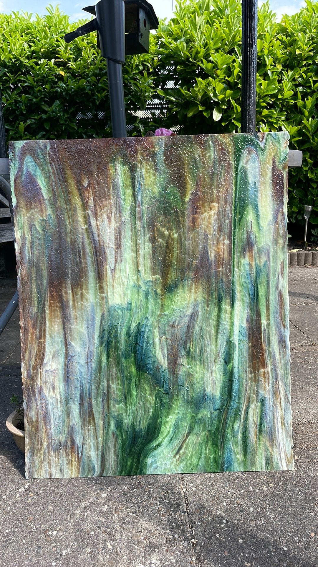 Glasplaat Uroboros  60x75 cm, Ophalen