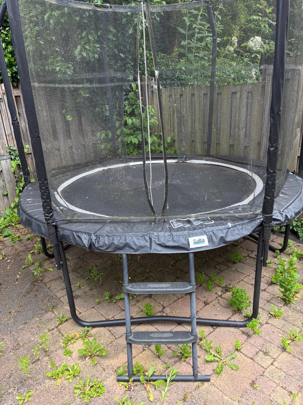 Salto trampoline 250cm, Ophalen, Zo goed als nieuw