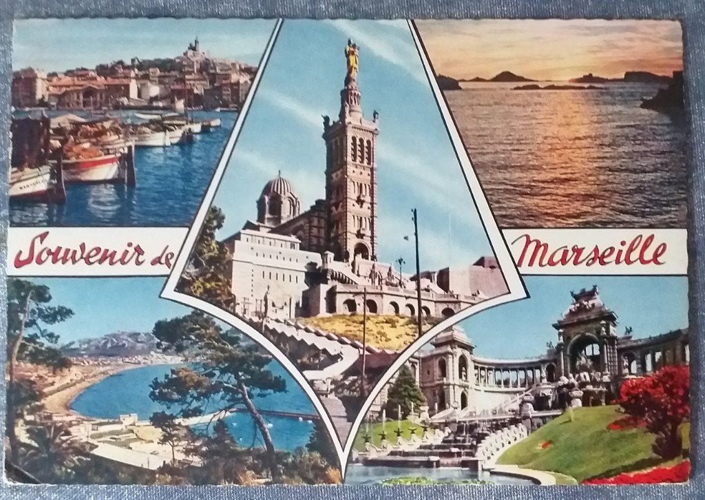 Ansichtkaart Souvenir de Marseille 1968 [5397]  [VeAnAn], Ophalen of Verzenden, 1960 tot 1980, Gelopen, Frankrijk