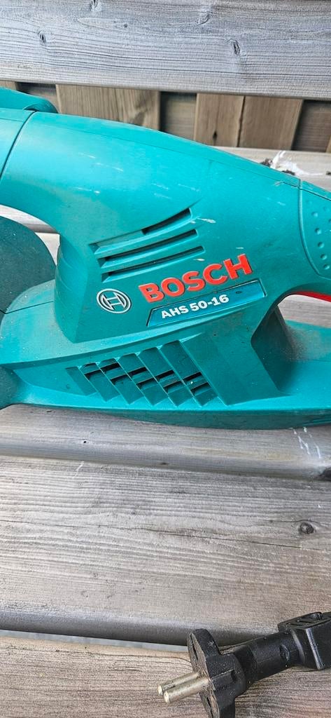 Bosch AHS 50-16 Heggenschaar - Gebruikt, Tuin en Terras, Heggenscharen, Ophalen of Verzenden, Gebruikt, Elektrisch, Bosch