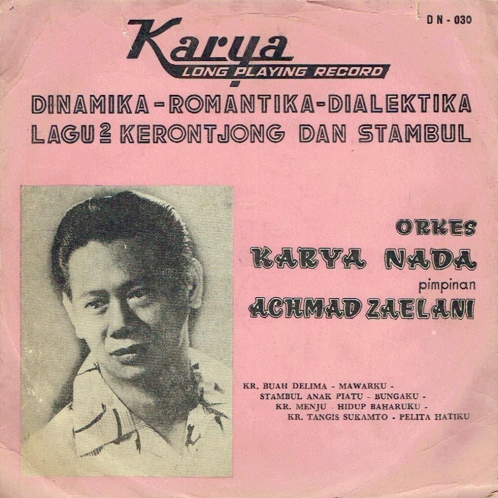 Orkes Karya Nada Lagu2 Kerontjong Dan Stambul Zaelani, Cd's en Dvd's, Vinyl | Overige Vinyl, Ophalen of Verzenden, Zo goed als nieuw