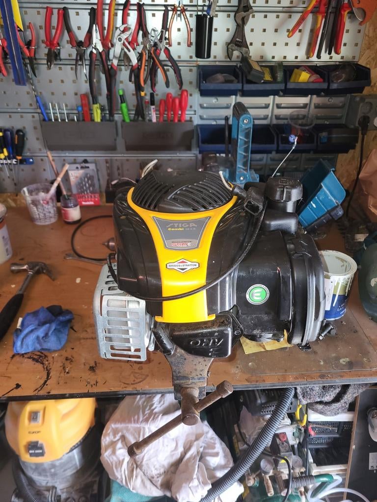 Briggs & Stratton Grasmaaiermotor - Gebruikt, Gebruikt, Briggs & Stratton, Ophalen of Verzenden, Benzine-grasmaaier