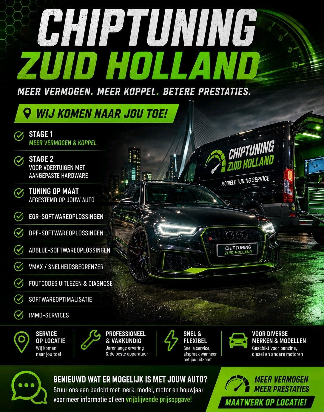 Chiptuning Stage ¹'²'³ EGR & DPF Uitschakelen, Ophalen of Verzenden
