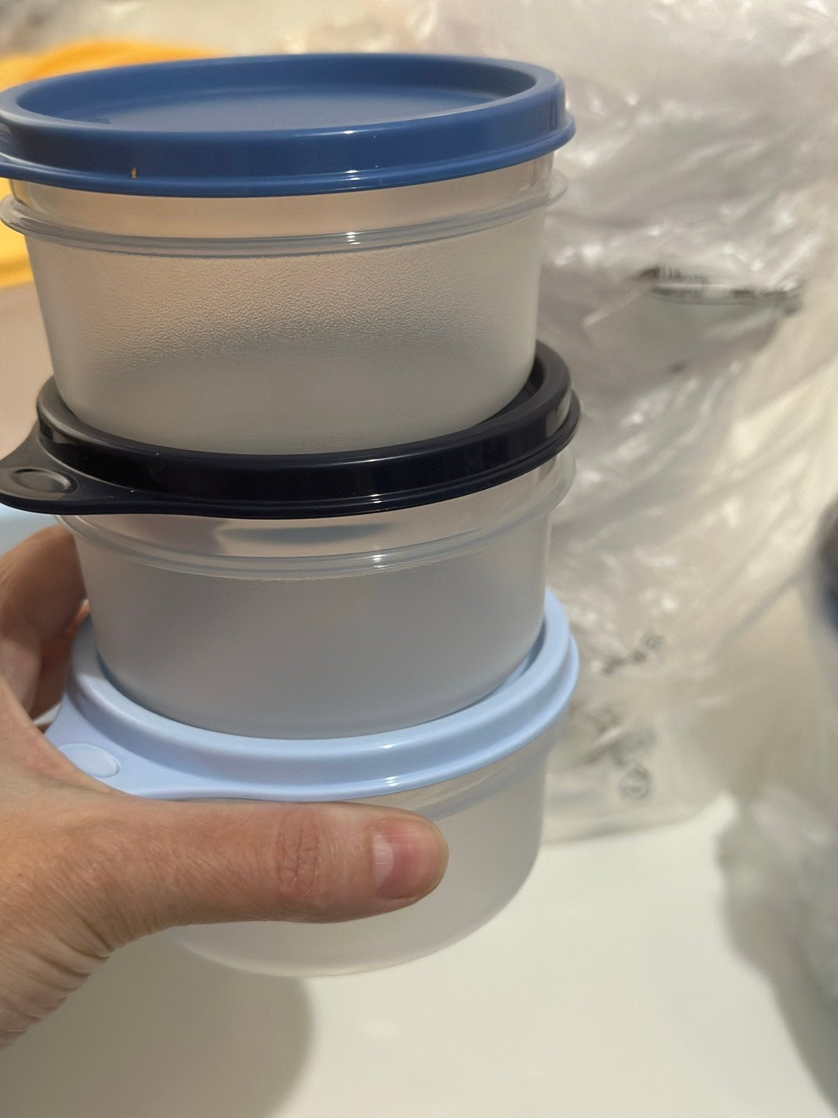Tupperware Dessert Trio 200ml - bakjes Nieuw, Overige kleuren, Nieuw, Ophalen of Verzenden, Bak of Kom