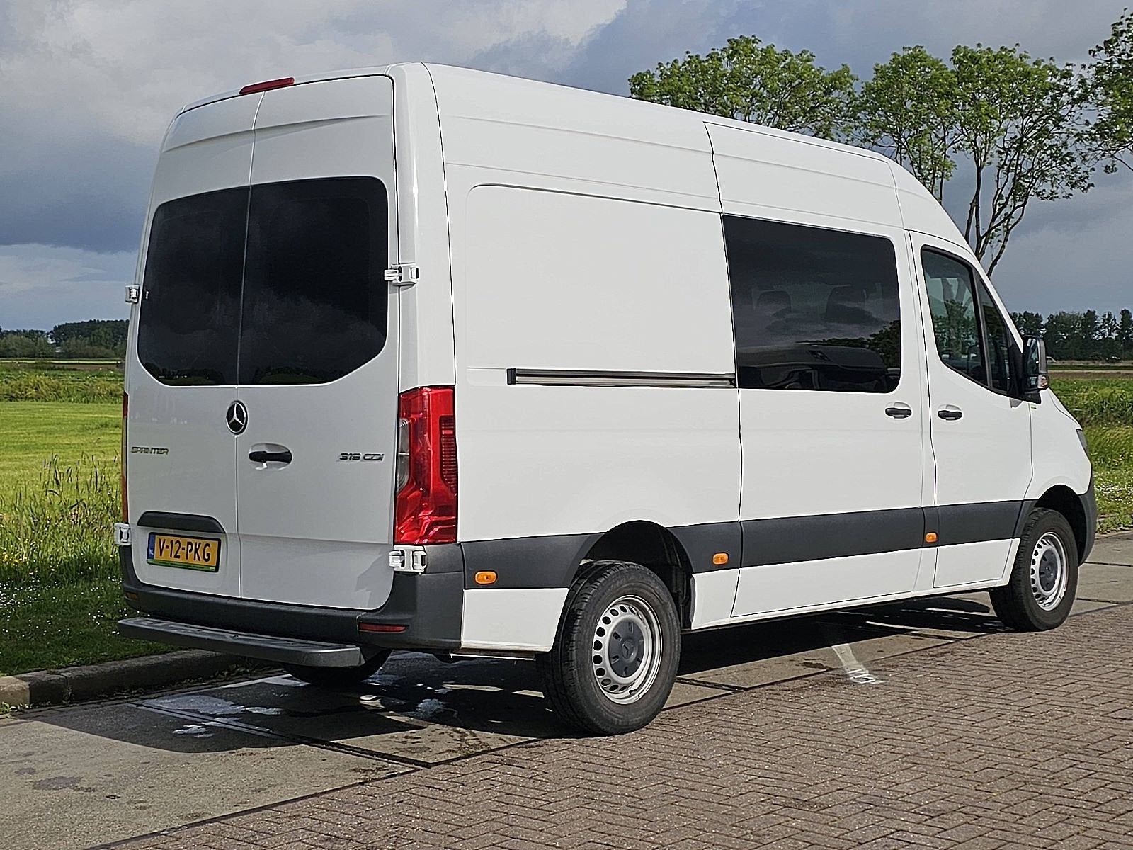 MERCEDES-BENZ SPRINTER 319 l2h2 v6 dub cab!, Automaat, Gebruikt, Euro 6, 190 pk