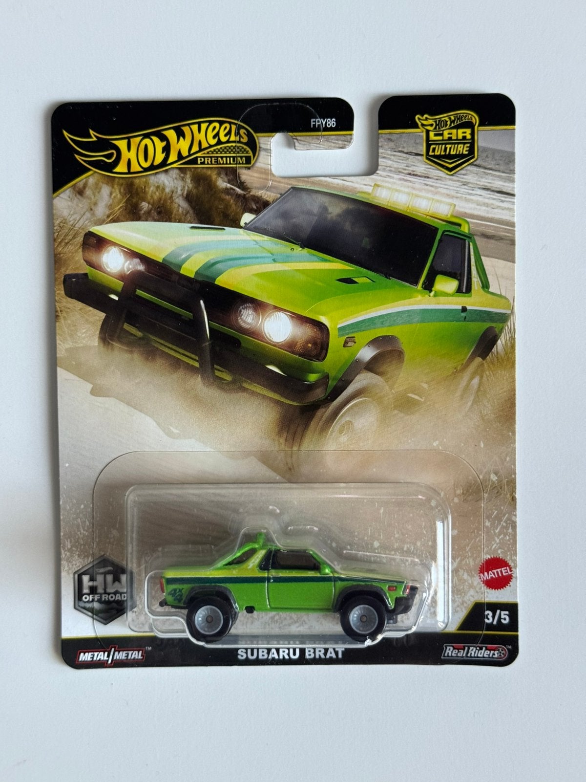 Hot Wheels Premium Subaru Brat HW Off Road, Ophalen of Verzenden, Zo goed als nieuw, Auto