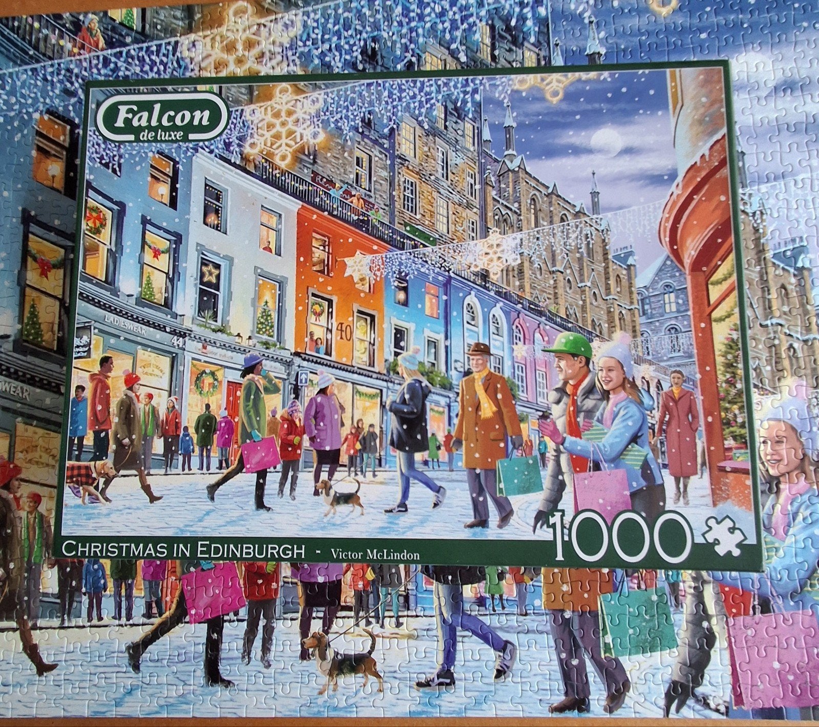 Falcon puzzel 1000 stukjes, Ophalen of Verzenden, 500 t/m 1500 stukjes, Zo goed als nieuw, Legpuzzel