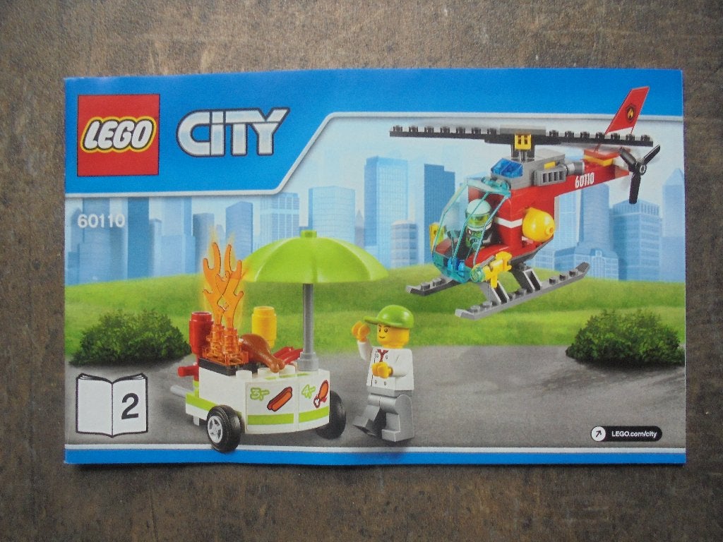Lego City Building Instruction 60110 Part 2 (zie foto's), Ophalen of Verzenden, Gebruikt, Lego, City