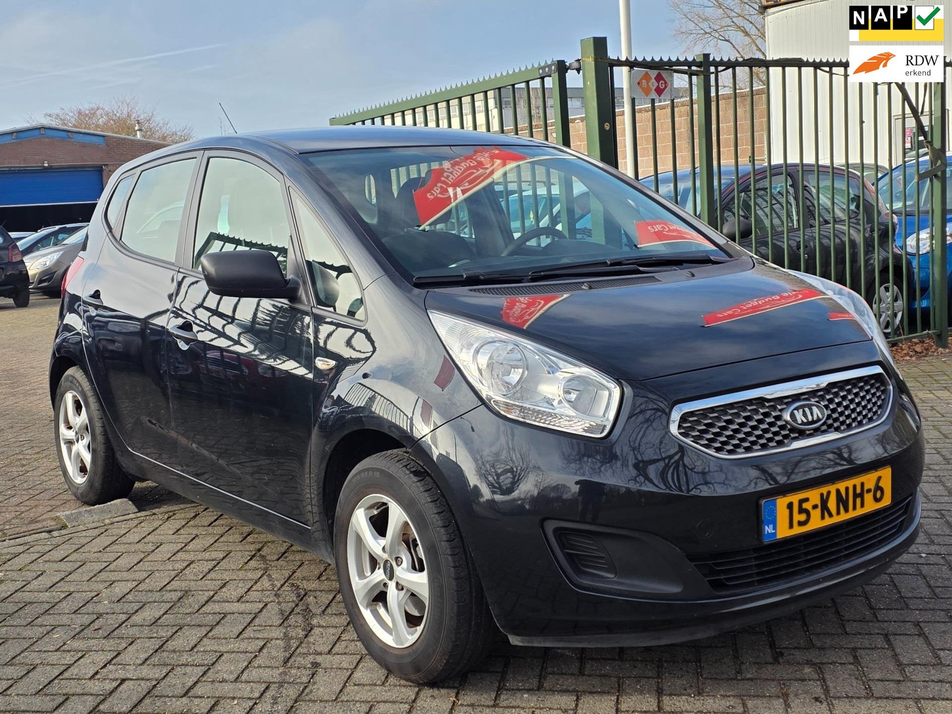 Kia Venga 1.4 CVVT X-tra 1e eigenaar uniek km org nl auto cr, Voorwielaandrijving, Euro 5, Gebruikt, 4 cilinders