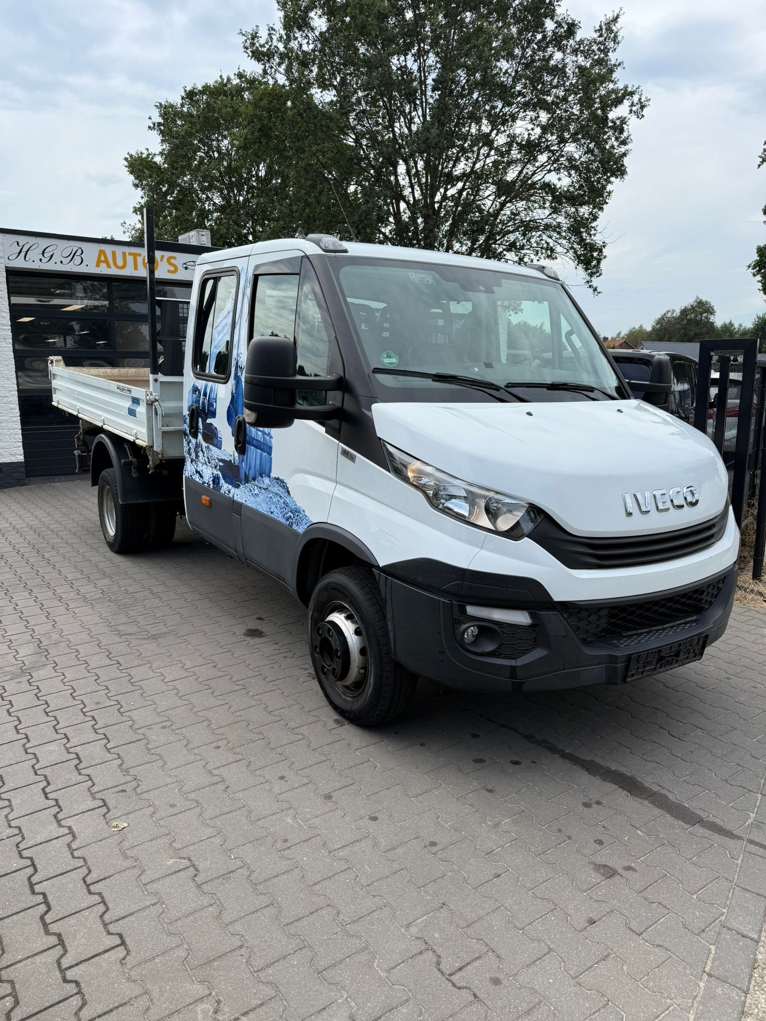 Iveco 70C18 Kipper (bj 2018), Auto's, Euro 6, Iveco, Wit, Diesel